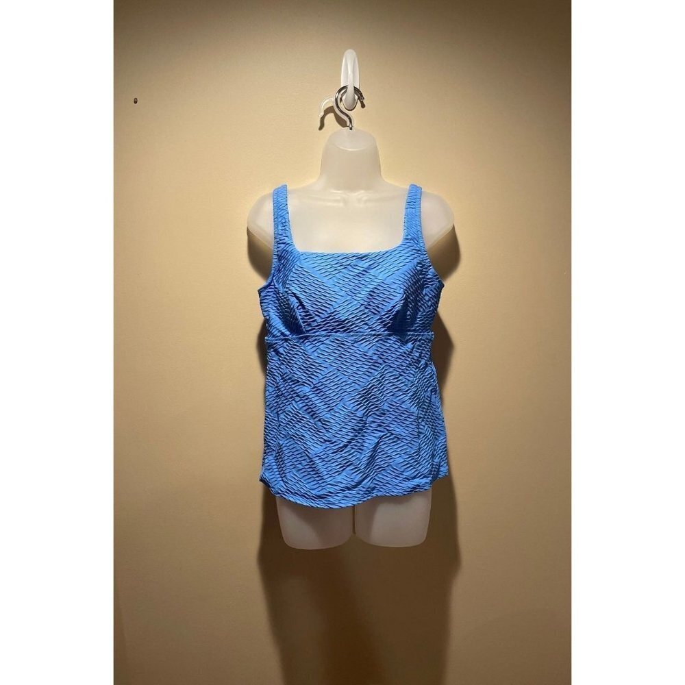 12 Lands End‎ Tankini Swim Tp J01 09